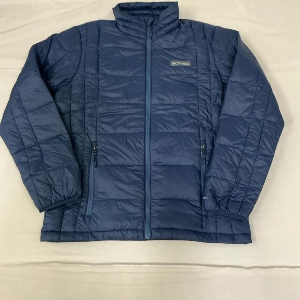 Columbia men's navy blue insulated‎ puffer jacket